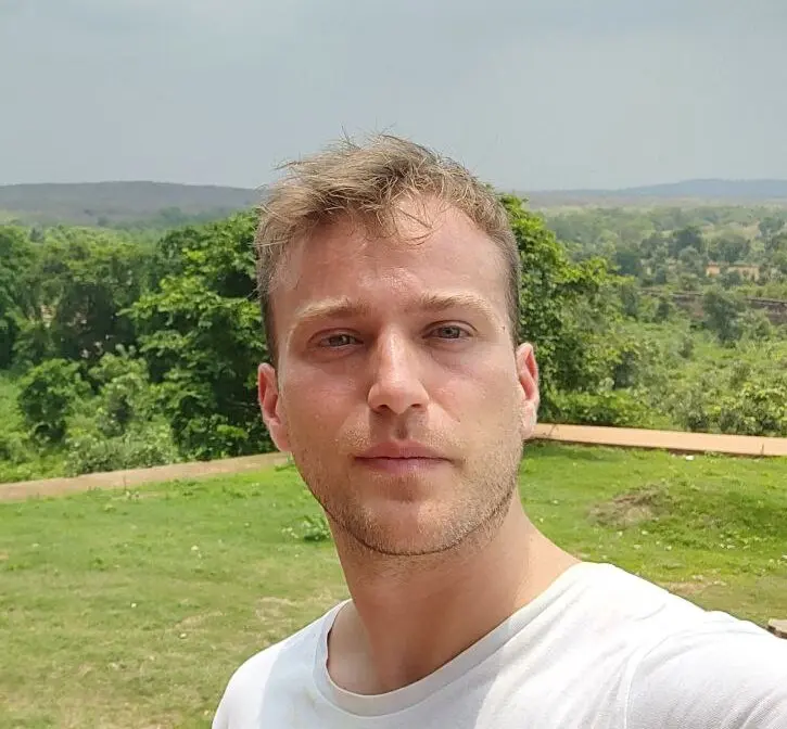 Victor Vaquero smiling outdoors