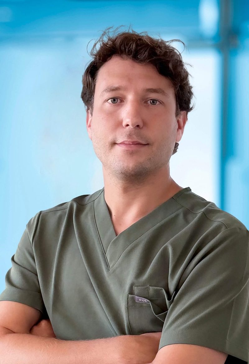 Retrato del Dr. Pablo Vaquero, cirujano maxilofacial